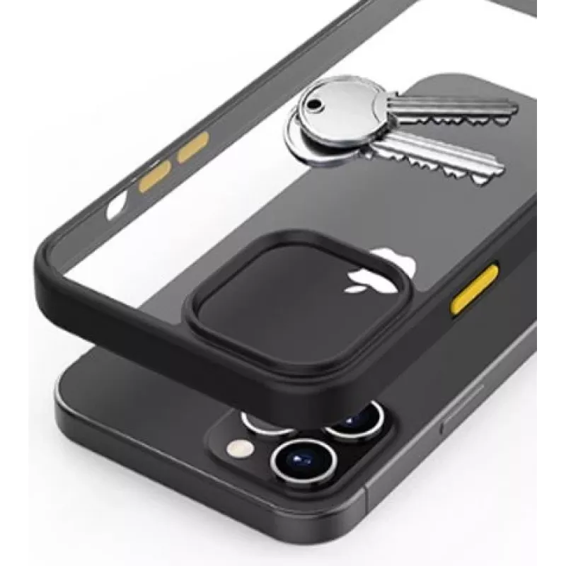 Schokbestendige hoes Devia Shark serie voor iPhone 12 Pro Max, wit