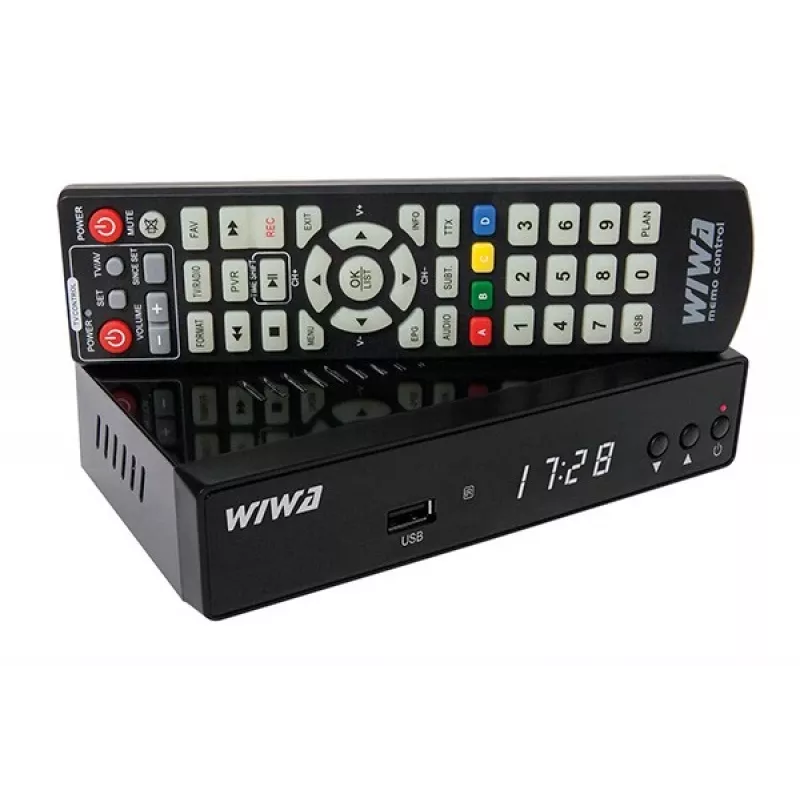 TV-receiver WIWA H.265 MAXX — DVB-T / DVB-T2 digitale tuner met H.265 (HEVC)-ondersteuning