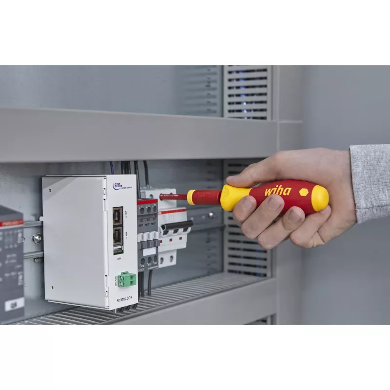 Draaimomentadapter Wiha easyTorque 1,2 Nm rood/geel voor SlimBits SlimVario