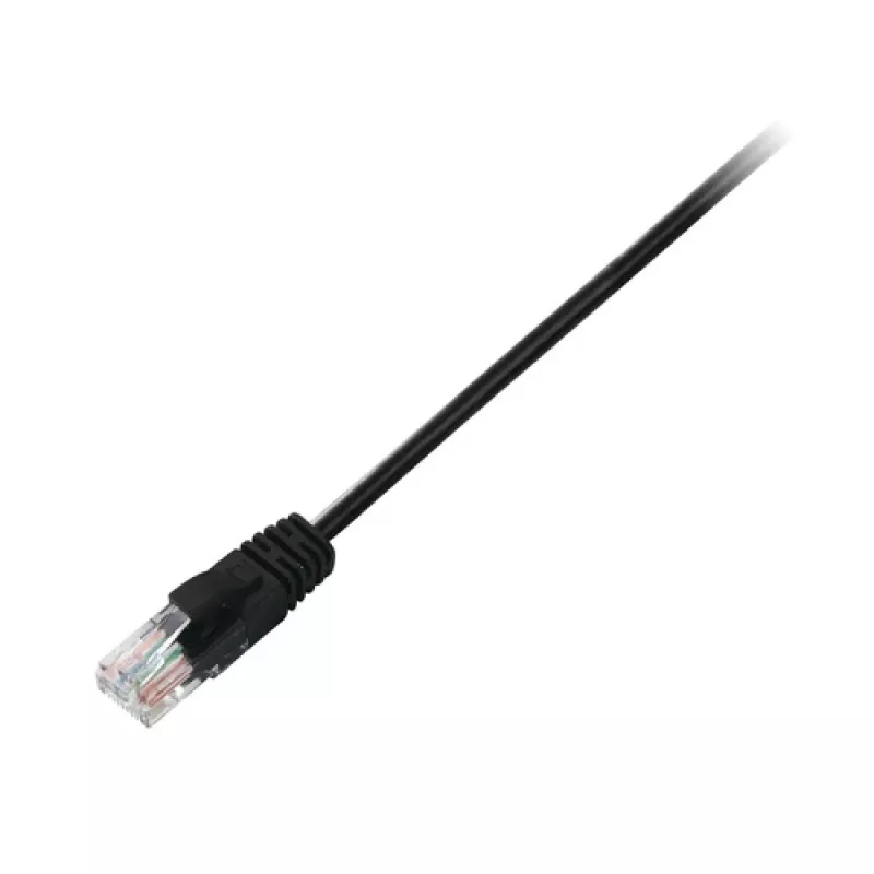 Ethernetkabel V7 CAT6 UTP 0,5 m zwart