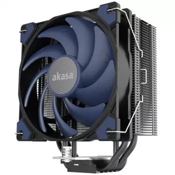 Luchtkoeler Akasa Alucia H4 12 cm zwart blauw hydrodynamisch glijlager
