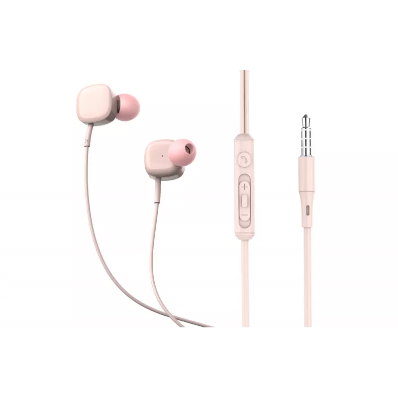 Bedrade koptelefoon Tellur Basic Sigma TLL162381 roze