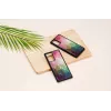 Hoesje iKins voor Samsung Galaxy Note 20 – waterbloemenmotief zwart