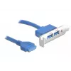 USB 3.0-kabel DeLOCK 82976 2 x USB 3.0-A 0,4 m