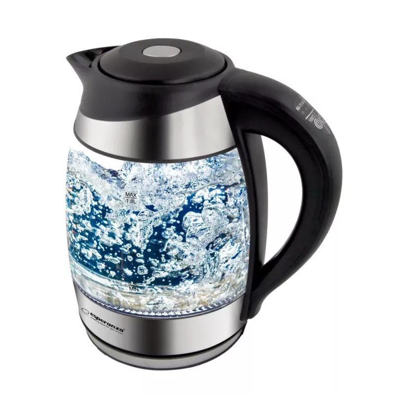 Esperanza EKK026 waterkoker 1,7 L 2200 W zwart, transparant
