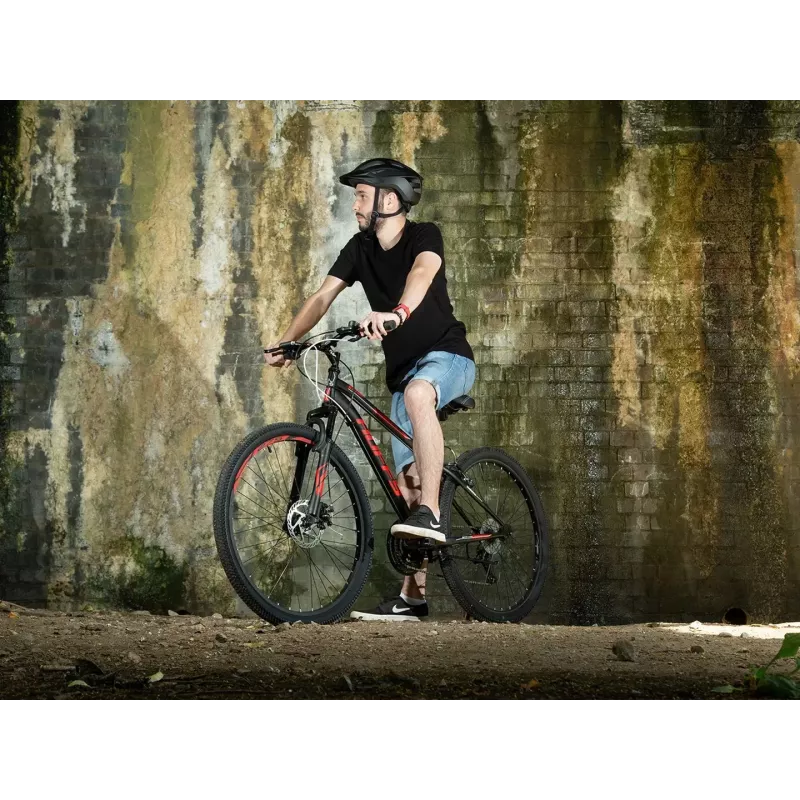 Mountainbike HUFFY EXTENT 27,5 inch zwart – 27,5 inch wielen, hardtail-frame