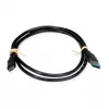 ROLINE RM USB 3.2 Gen 1 kabel, A-C, ST/ST, zwart, 1 m