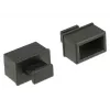 Stopcontactveiligheidsafdekking DeLOCK 64021 zwart 10 stuks