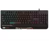 Rebeltec SHARK gamingtoetsenbord op ware grootte, RGB, ingebouwde polssteun, waterdicht