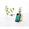 Smartphonehoesje iKins voor iPhone 11 Pro — waterleliedesign, zwart