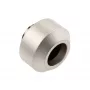 Hardtube-fitting OPTIMUS voor 12 mm starre buizen, satijn nikkel uitvoering