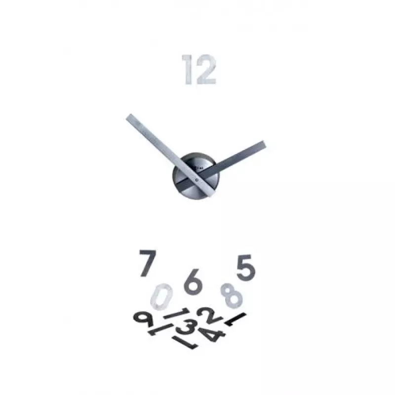 NeXtime klok 2695 Probe, Ø42 cm, wand, transparant