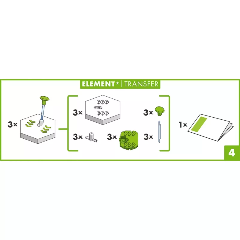 Accessoire Ravensburger GraviTrax element transfer veelkleurig 22422