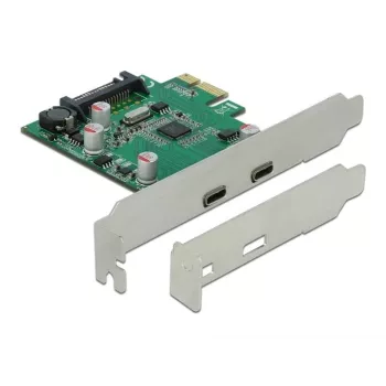 DeLOCK PCI Express x1-kaart naar 2 x USB Type-C™ bus