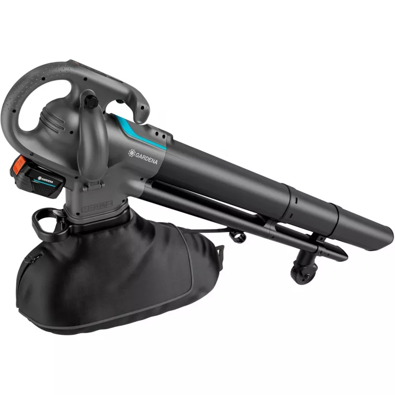 Gardena PowerJet Collect 18V P4A Solo accu-bladzuiger/-blazer, grijs/zwart, 14895-55