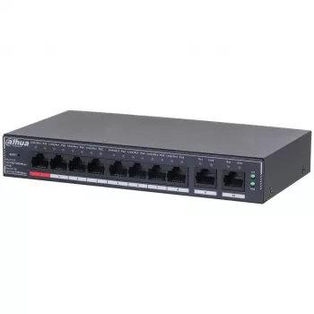 Dahua Technology SG4010P netwerkswitch managed L2 Gigabit Ethernet (10/100/1000) Power over Ethernet (PoE) zwart