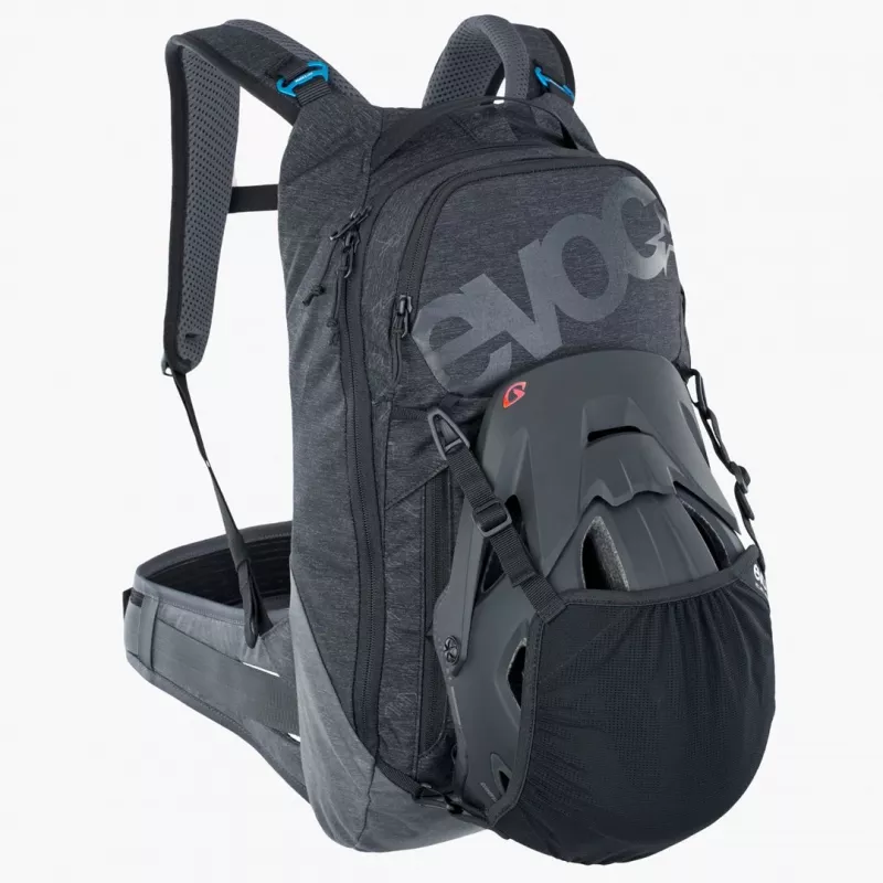 Fietsrugzak EVOC Trail Pro 10L Carbon grijs sport