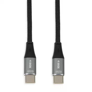 iBOX IKUTC USB-C-kabel 60W 2m zwart