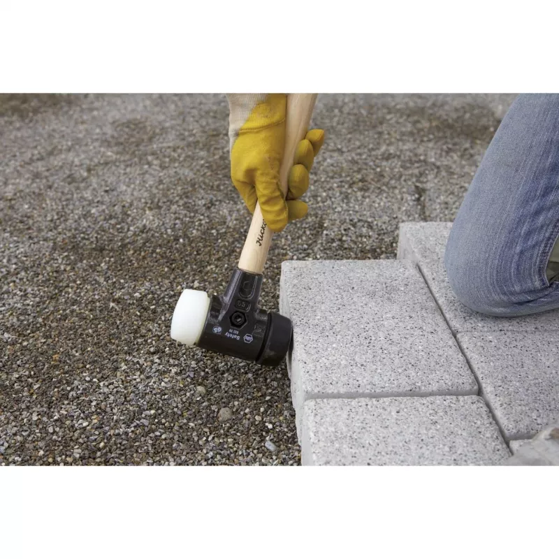 Wiha 832B801 44008 kunststof slaghamer halfhard, halfzacht, zeer hard 280 mm (44008)