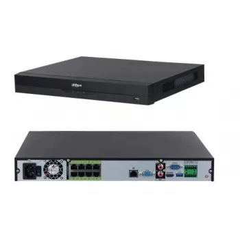 Dahua Technology WizSense DHI-NVR5208-8P-EI netwerk-videorecorder 1U zwart