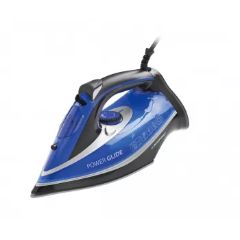 Blaupunkt HSI401 strijkijzer stoomstrijkijzer roestvrijstalen zool 2600 W blauw, wit