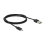 USB-kabel DeLOCK 83844 USB 2.0 1m USB A Micro-USB B zwart
