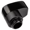 Fitting Alphacool 17601 — Messing computerkoelsysteem-fitting, zwart, 1 stuk