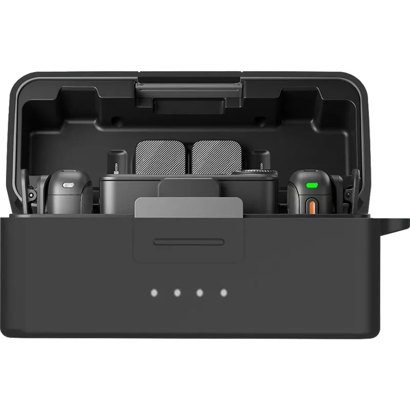 PULUZ siliconen beschermhoes voor oplaadcase van DJI Mic 3 (zwart)
