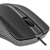 USB-kabelmuis, 3 knoppen, rubberachtig oppervlak, 1000 DPI