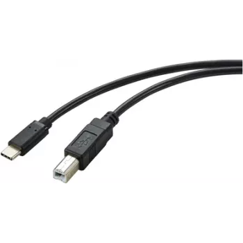 Renkforce RF-5720420 USB-kabel 2 m USB 2.0 USB-C USB-B zwart (RF-5720420)