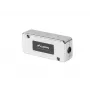 LANBERG netwerkcontactdoos PLC-6SL1-S, Cat6 S/FTP (S-STP), zilver, 82×35×23 mm