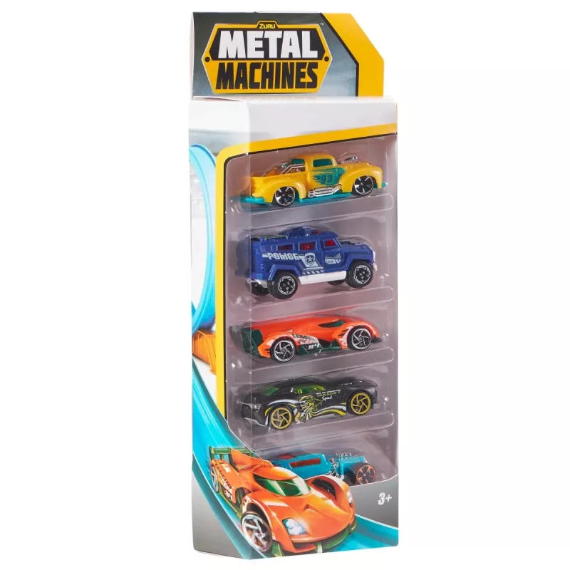 Zuru Metal Machines metalen spuitgietauto's (5 st.) 1:64, serie 2, assorti