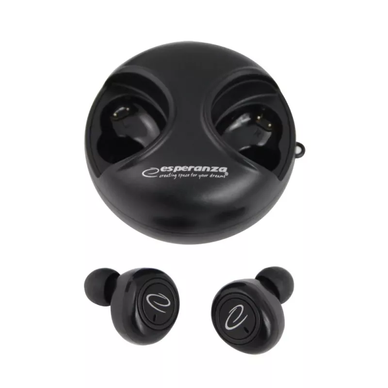 Esperanza EH228K koptelefoon/headset draadloos in-ear bellen/muziek micro-USB Bluetooth zwart