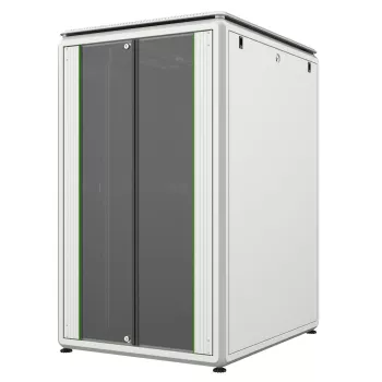19 inch rackkast Lanview RDL26U81WH – 26U verticale inbouwruimte, wit