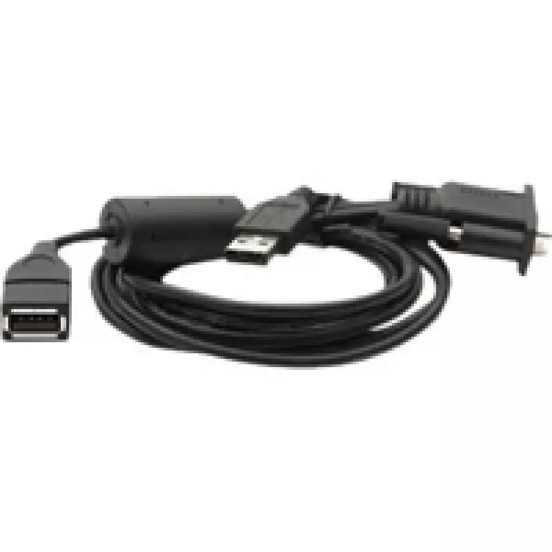 VM SERIES USB-Y-KABEL – USB/USB1-PORT NAAR USB TYPE-A STEKKER 6 ft (1,8 m) HOST EN USB TYPE-A BUS 0,5 ft (0,15 m) CLIENT