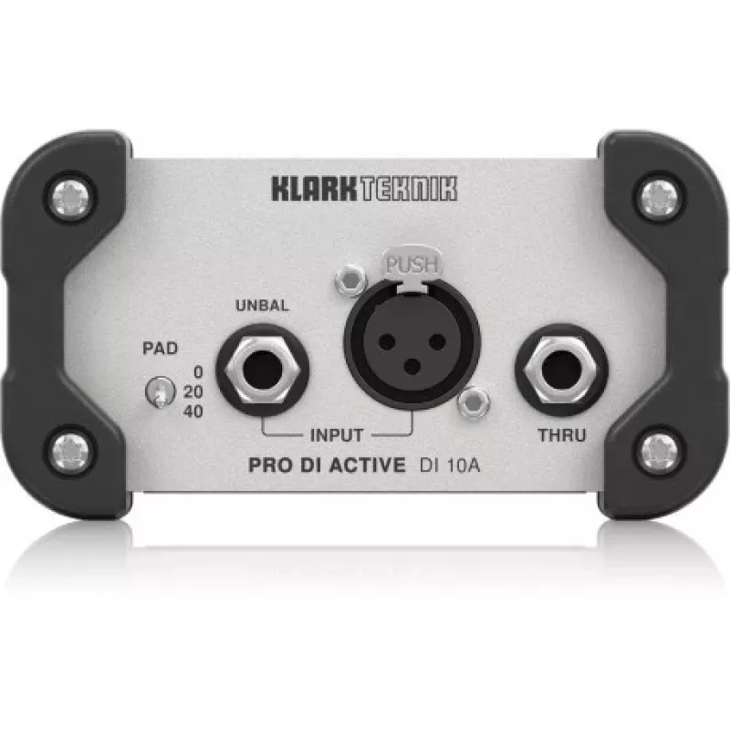 Actieve DI-box Klark Teknik DI 10A 1-kanaals met 48V fantoomvoeding