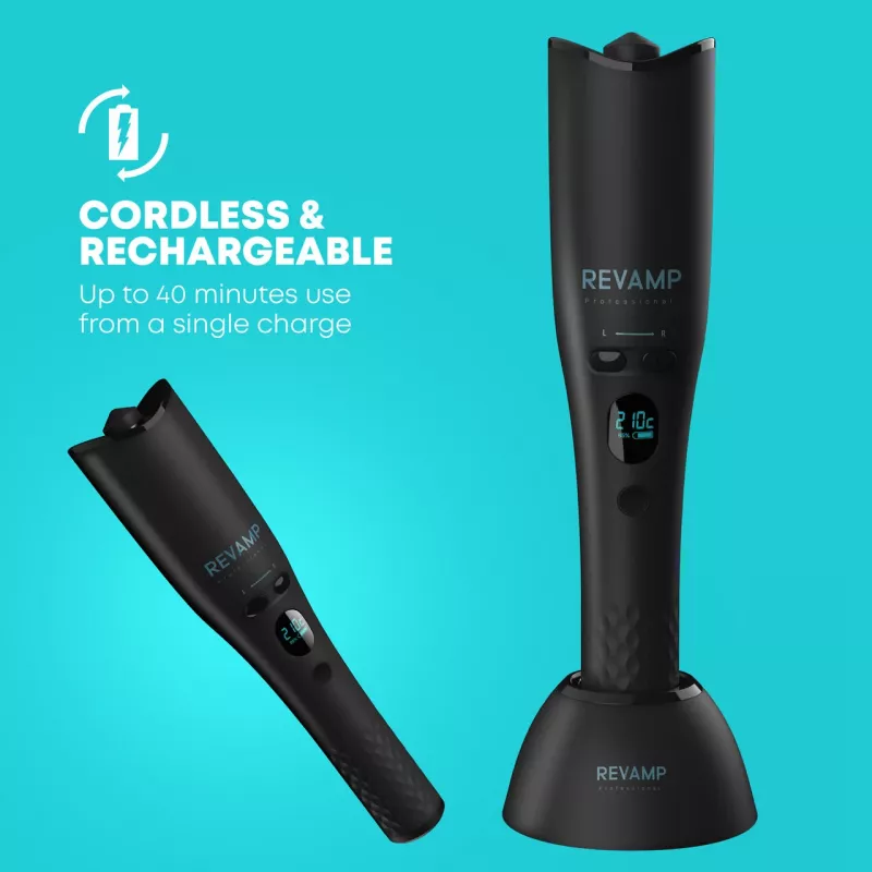 Revamp CL-2750-EU2 iGEN Cordless Progloss Hollywood Curl automatische krultang met draaifunctie