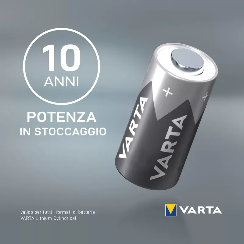 Varta lithium CR123A 3V 1600mAh camera-batterij