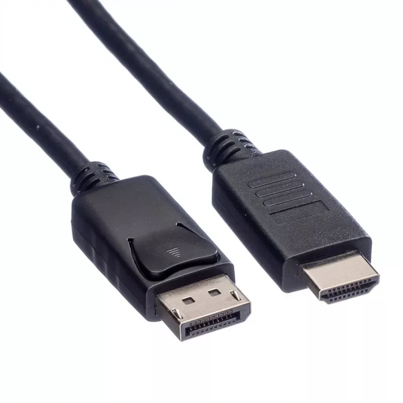 Kabel ROLINE 11445780 1 m DisplayPort naar HDMI zwart