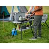 Camping Kitchen 2 Multi Cook Plus, gasstel grijs, 2 kookzones 2x 1,8 kW + grillplaat 0,9 kW, model 2025