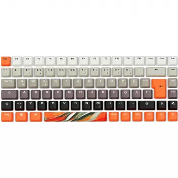 Mechanisch gaming-toetsenbord Sharkoon SKILLER SGK50 S3 Design Bundle D6 — oranje/grijs