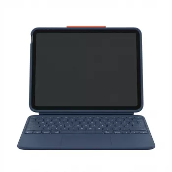 Toetsenbordhoes Logitech Rugged Combo 4 Touch voor iPad 10e gen. – Classic Blue