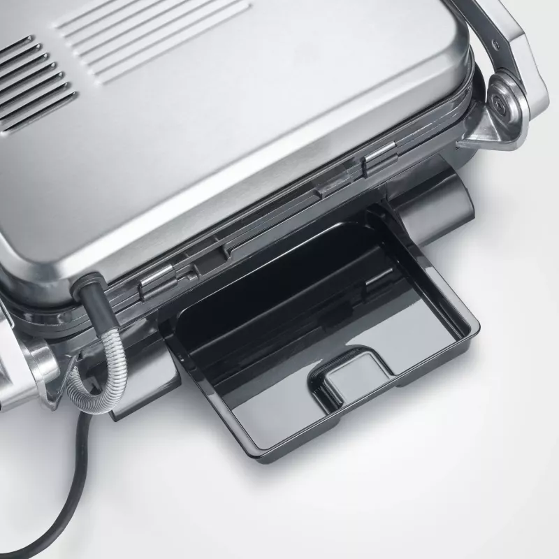 Contactgrill SEVINI Pro, KG 2395 (zilver/zwart, 1.800 watt)