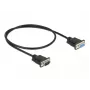 Seriële kabel DeLOCK 86613 zwart 0,5 m RS-232