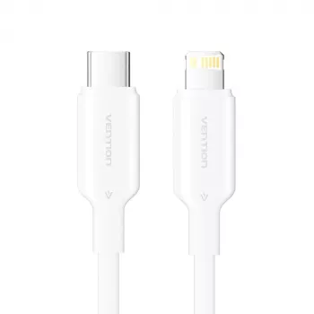 USB-C naar Lightning-kabel 3A 480Mbit/s 1m WIT