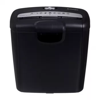 Activejet ASH-0601S papierversnipperaar, P-2, 10 l, 6 mm stroken, 6 vel, zwart.
