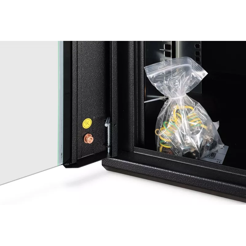 Wandmontage-kast DIGITUS Dynamic-N 12U, 600x450 mm (BxD), IP20, slot met sleutel, ongemonteerd