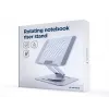 Laptop-riser-standaard GEMBIRD NBS-DR1-01 – draaibare basis, in hoogte verstelbaar, Space Grey