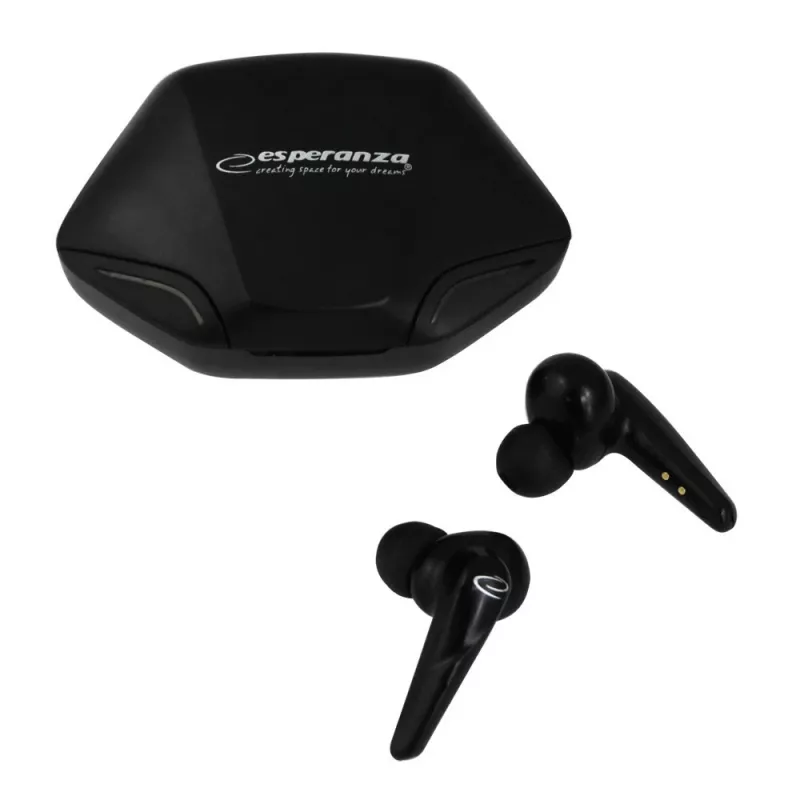 Esperanza EH231K koptelefoon/headset draadloos in-ear bellen/muziek micro-USB Bluetooth zwart