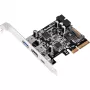 SilverStone ECU05 - USB-adapter - PCIe 2.0 x2 low profile - USB 3.1 Type-C x 1 + USB3.0 x 2 + USB3.0 (intern) x 2 (SST-ECU05)